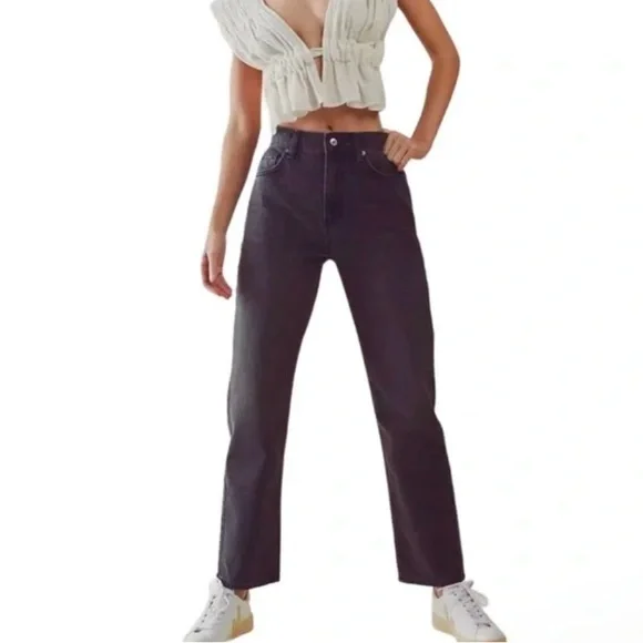 Free People We The Free The Pacifica High Rise Slim Straight Leg Jean - Picture 3 of 8